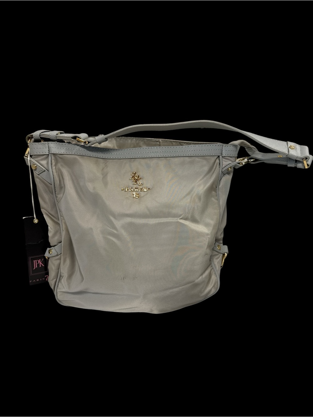 JPK Paris 75 Shoulder Bag with Gold Hardware NWT